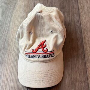 Atlanta Braves Tan and Red Baseball Cap